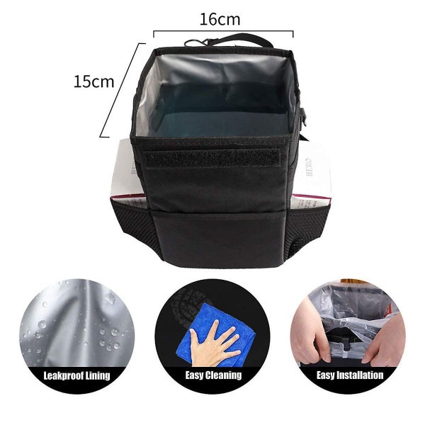 Hanging Car Trash Can Car Trash Can With Lid And Storage Bag 100% Sealed Car Tr Carousel 2