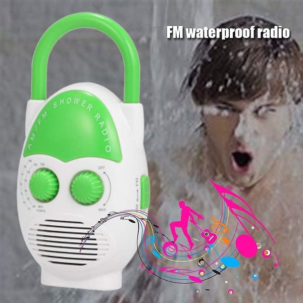 Waterproof Shower Radio Speaker Bathroom Radio With Adjustable Volume Card Sus Carousel 5