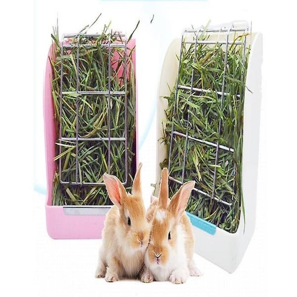 Hay Feeder For Less Wasted Hay Rack Manger For Rabbits Guinea Pigs And Chinchi Carousel 4