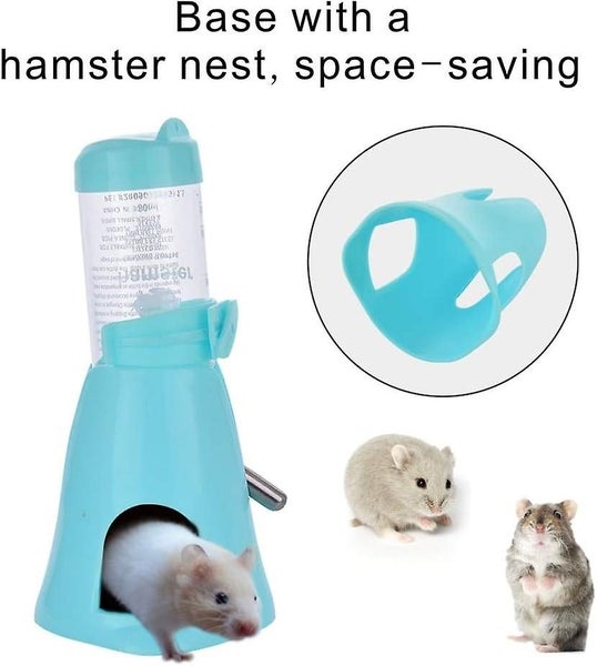 Water Dispenser For Small Animals 80ml Blue Bottle Hamster Guinea Pig Rabbit R Carousel 2