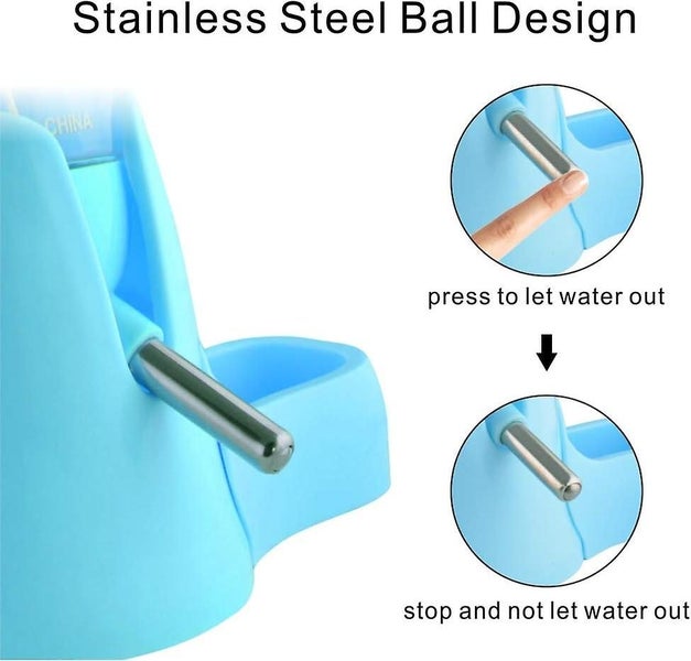 Water Dispenser For Small Animals 80ml Blue Bottle Hamster Guinea Pig Rabbit R Carousel 4