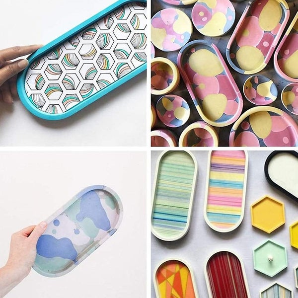 Resin Mold For Diy Tray Craft Jewelry Making Tools Carousel 5