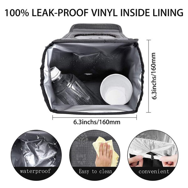 Car Trash Can Garbage Bag With Lid Waterproof Leakproof No Smell Foldable Porta Carousel 5