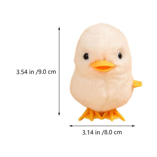 2pcs Simulation Plush Animal Wind Up Toys Kids Wind Up Playthings Kids Toys Carousel 2