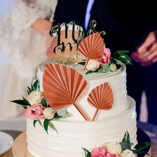 3D Palm Spear Leaf Chocolate Mold PET Fondant Royal Cream Mould DIY Carousel 2