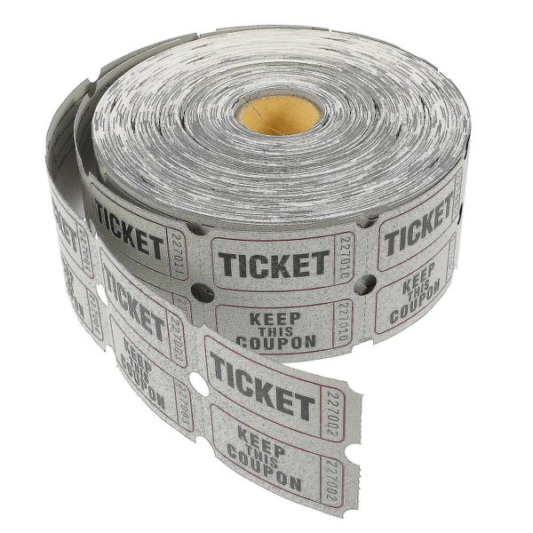 1 Roll Of Raffle Event Ticket Activity Coupon Amusement Park Entry Ticket Mult Carousel 1