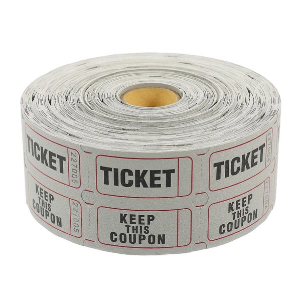 1 Roll Of Raffle Event Ticket Activity Coupon Amusement Park Entry Ticket Mult Carousel 2
