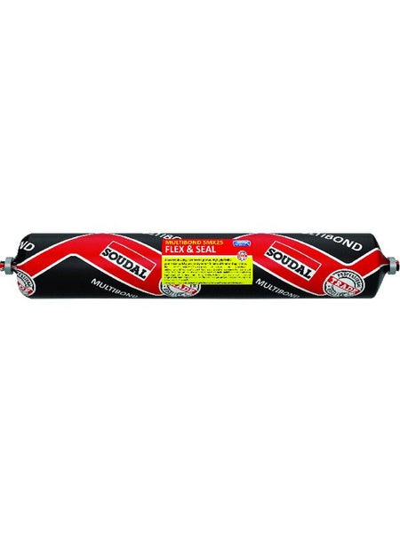 12 x Soudal Multibond SMX25 Flex and Seal Sealant Redwood 600ml Carousel 2