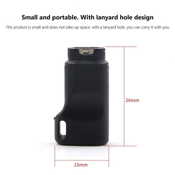 Micro USB/Type-C for Garmin Adapter for Garmin Fenix 7 7S 7X 6 6S Carousel 7
