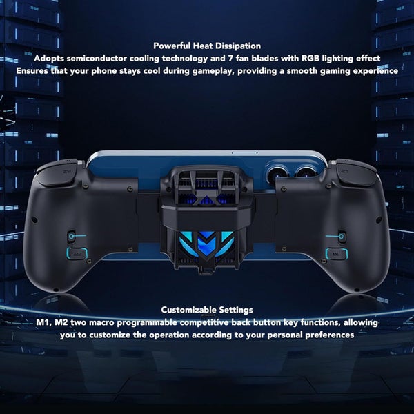 Telescopic Gamepad Controller with Strong Heat Dissipation for iOS, Switch Carousel 2