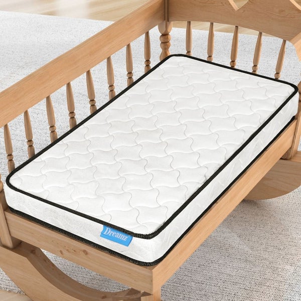 Baby Kids Spring Mattress Firm Foam Bed Cot Crib Breathable Sleep 13cm Carousel 8