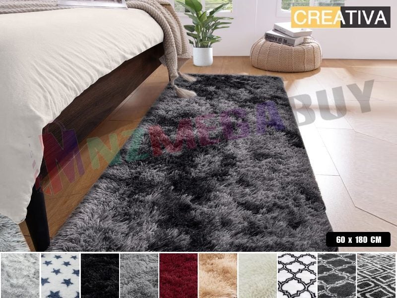 Fluffy Runner Rugs 60 x 180cm Carousel 1