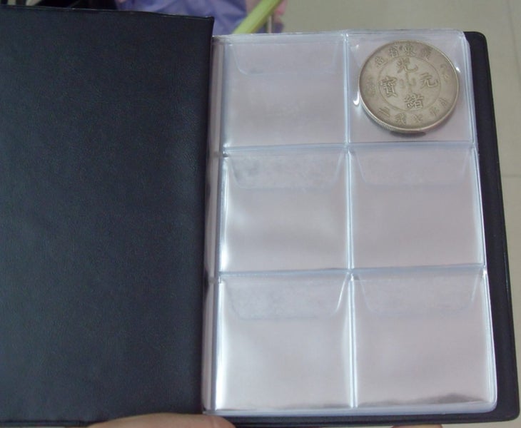 60 Holders/Pockets Collection Coin Album Book Fits Crown! Carousel 2