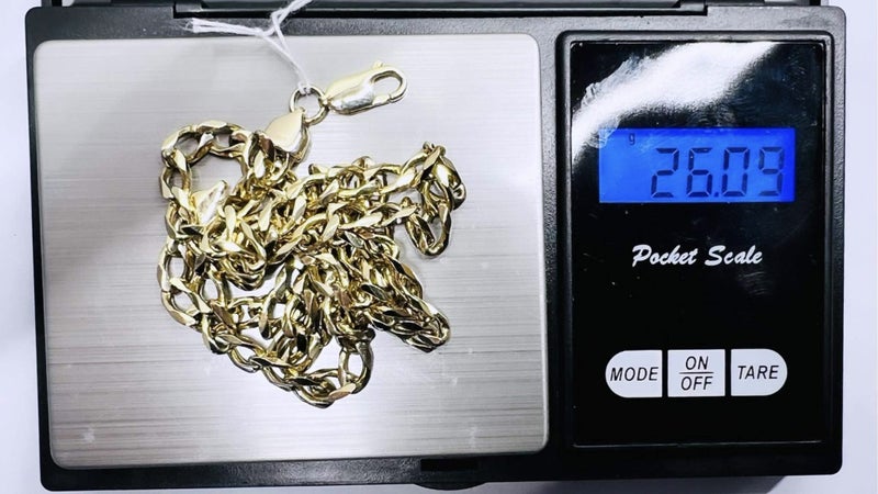 9ct Gold Cuban Link Chain Carousel 4