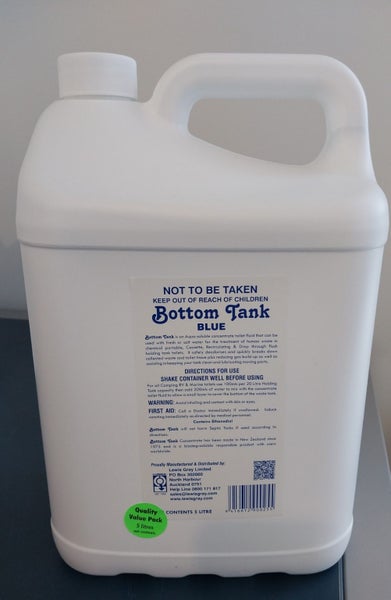 Bottom Tank Blue toilet fluid 5ltr Carousel 1