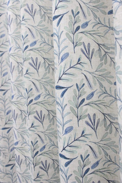 Patterned Curtains with Tripleweave Lining 2.2-3.1m (gathered) x 2.05m *A PAIR* Carousel 2
