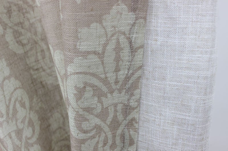 Patterned Curtains with Tripleweave Lining 1.2-2m (gathered) x 1.6m * A PAIR* Carousel 2