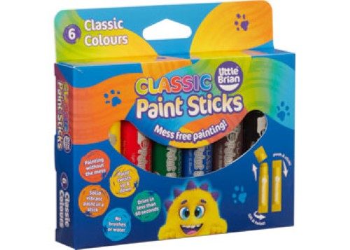 Little Brian Paint Sticks - Classic 6 pk Carousel 1