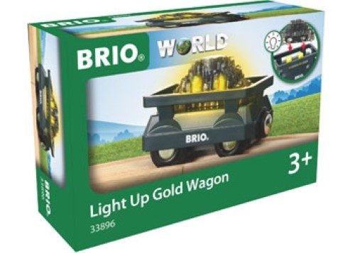 BRIO - Light Up Gold Wagon 2 pieces Carousel 1