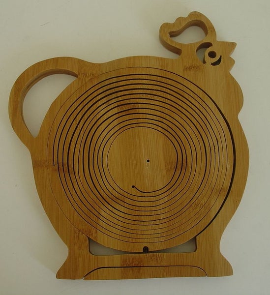 Craft Made Wooden Egg Bowl Carousel 2