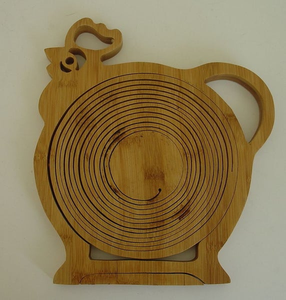Craft Made Wooden Egg Bowl Carousel 6