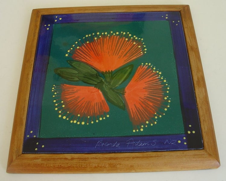 Brenda Adams NZ Made Tile Framed Carousel 1