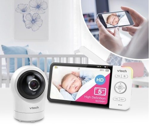 Vtech: RM5764HDV2 Smart HD Pan & Tilt Video Monitor with Remote Access Carousel 2