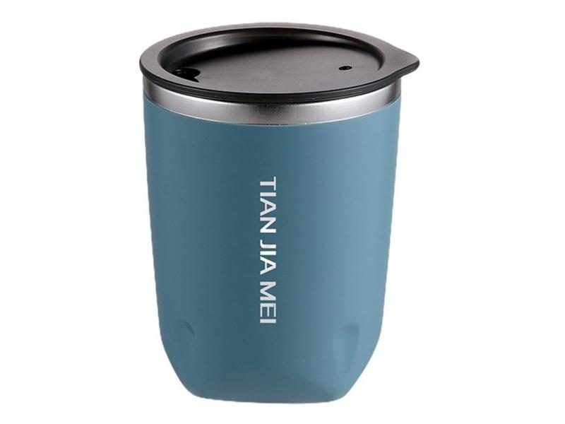 300ML Thermal Coffee Mug Water Bottle With Lid Outdoor Travel Car Juice Tea Carousel 1