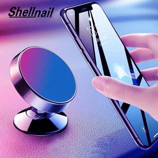 $1 Res ~~ PURPLE Mobile Magnetic Car Mount Holder Kit Carousel 1