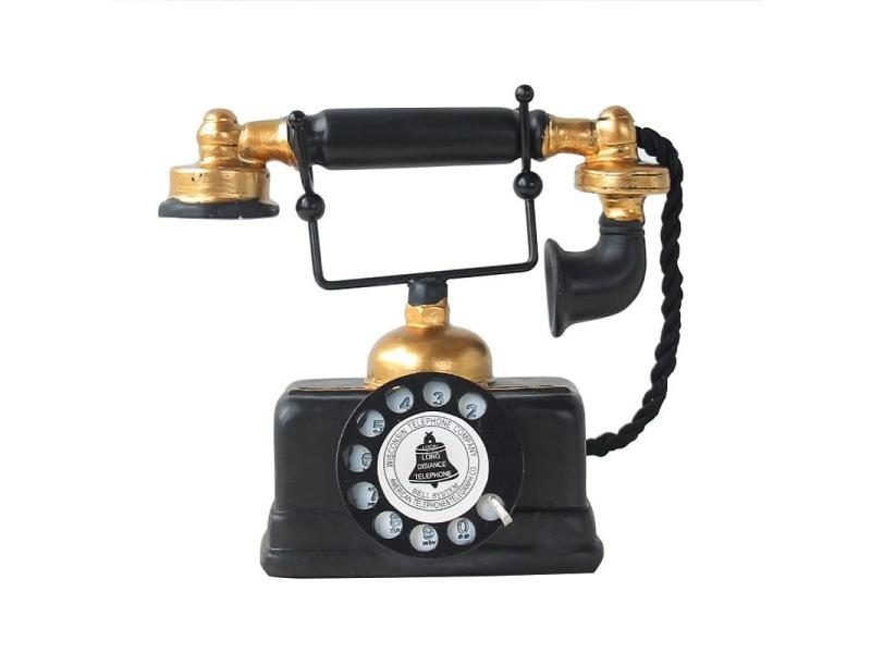 Home Decorative Antique Old-fashioned Telephones Desktop Ornaments Gift Carousel 1