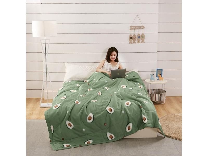 Summer Cotton Quilts Thin Air-conditioning Comforter Soft Breathable Office Nap Carousel 1