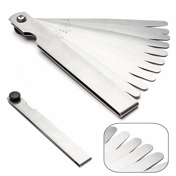 1 Set Metric Feeler Gauge 17/20 Blades 0.02-1.00mm For Measurements Carousel 2