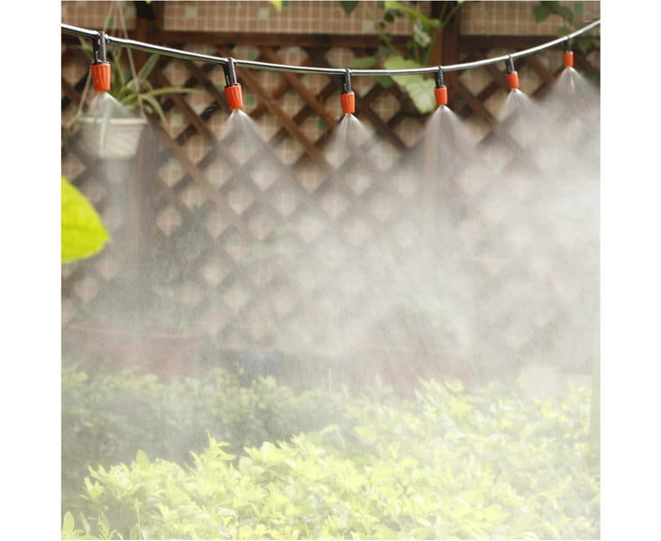 Garden Irrigation System with Adjustable Nozzle Sprinkler Carousel 5