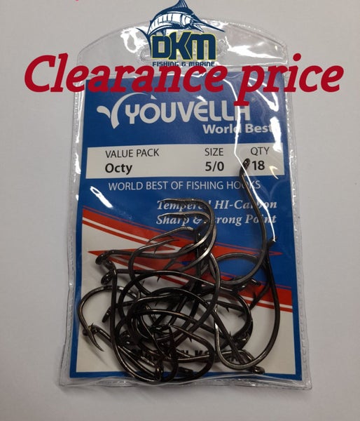 Youvella Octy 5/0 Hooks (18 per pack ) Carousel 1