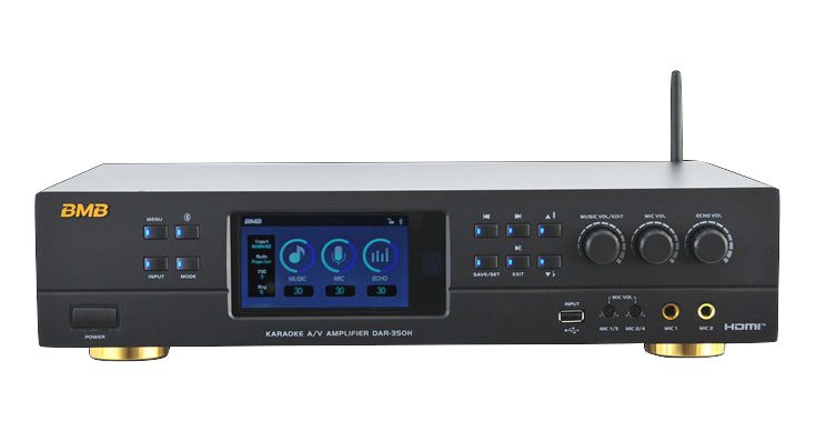BMB DAR-350H 700W 2-Channel Karaoke Mixing Amplifier Carousel 1