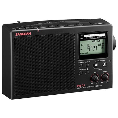 Sangean PR-D3 AM/FM Portable Radio Carousel 1