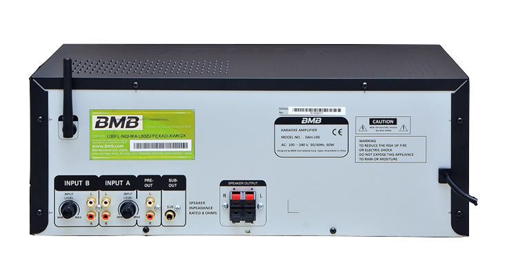 BMB DAH-100 200W Karaoke Mixing Amplifier with Bluetooth Carousel 2