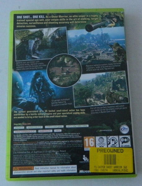 SNIPER GHOST WARRIOR - XBOX360 Carousel 2