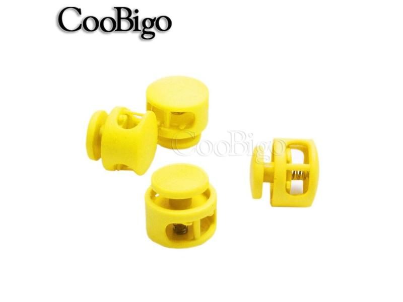 10pcs Plastic Cord Lock Clamp Toggle Clip Stopper Buckles For Paracord Rope Carousel 1