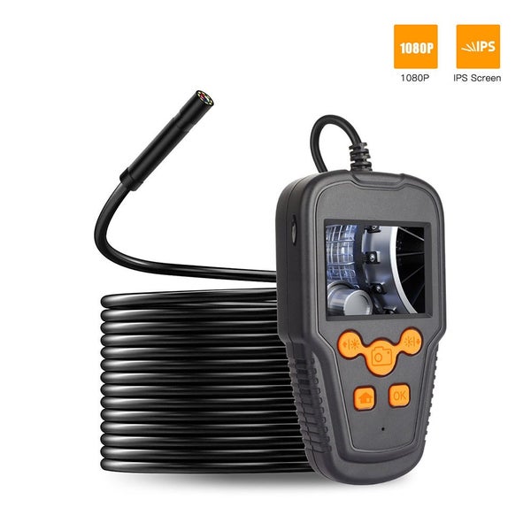 1080P IPS Display Endoscope Inspection Borescope Camera Pipe Car Repair Tools Carousel 1