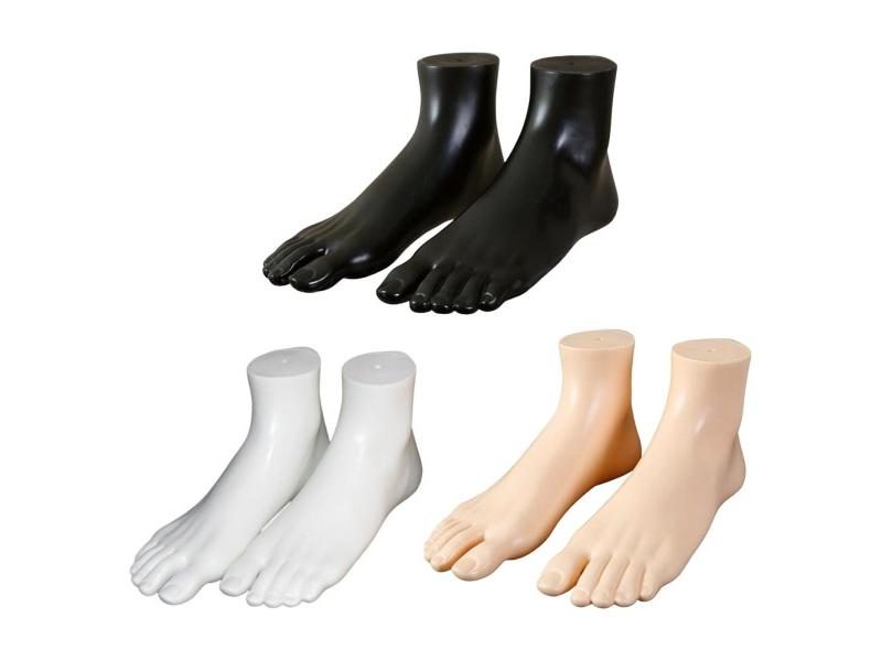 PVC Mannequin Feet Female Foot Socks Display Props Ankle Bracelet Foot For Carousel 2