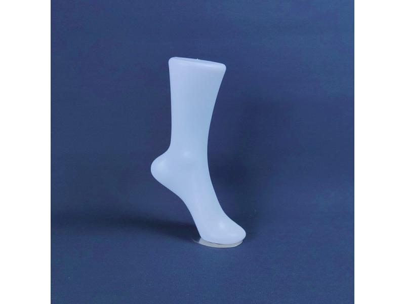 White Skin Plastic Man Woman Foot Mannequin For Shoe Sock Display Carousel 1
