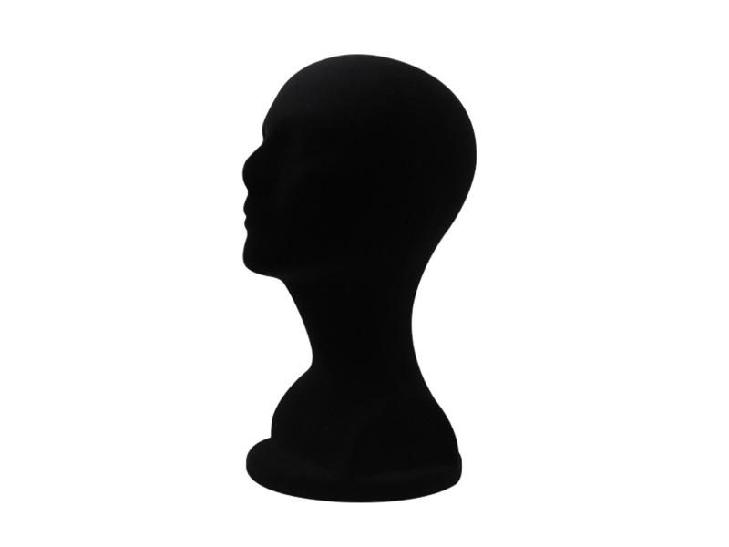 EPS Flocking Head Mannequin Head Model For DIY Apparel Tools Carousel 1