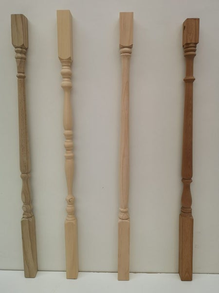 stair balustrade table legs oak ash RIMU pine Carousel 1