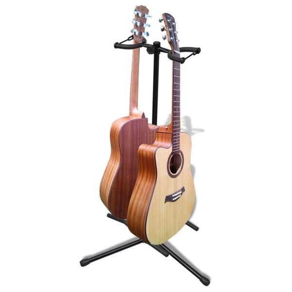Adjustable Double Guitar Stand Foldable Carousel 1