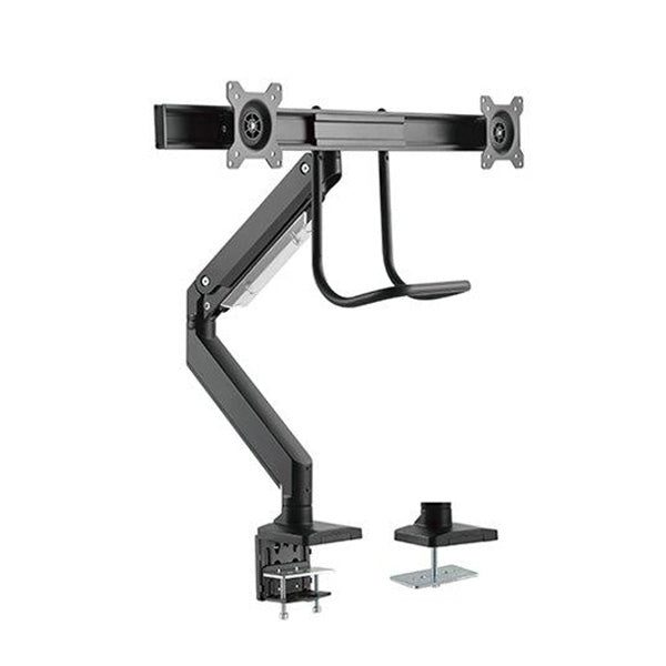 Brateck Dual Monitors Heavy Duty Gas Aluminum Spring Monitor Arm Carousel 1
