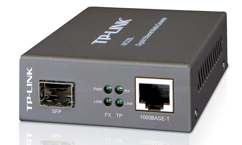 TP-Link 1000M RJ45 to 1000M Single-Mode LC Fiber Converter Carousel 1