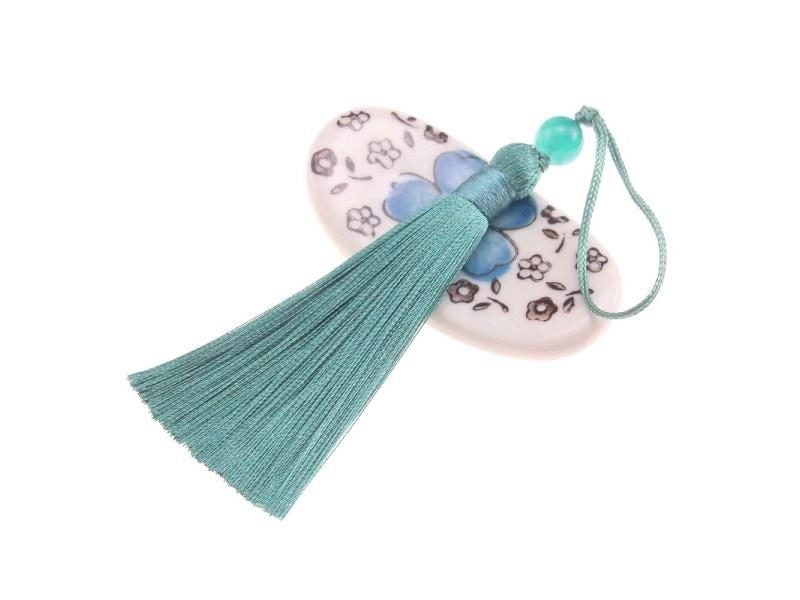 5Pcs 7cm With Beads Tassel Sewing Curtains Accessories DIY Keychain Cellphone Carousel 1