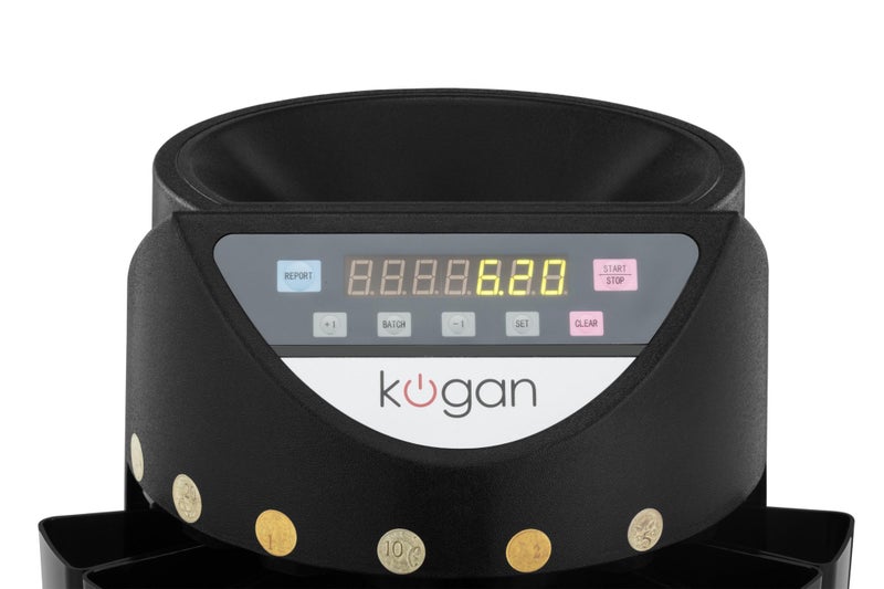 Kogan Coin Sorter & Counter (Black), KACOINCNTBA Carousel 4