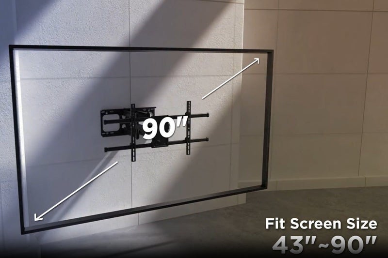 Kogan Tilt Extendable Full Motion Heavy Duty Wall Mount for 43" - 90" TVs Carousel 2
